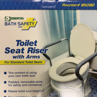 B5082 Toilet Seat Riser with Arms Standard thumbnail