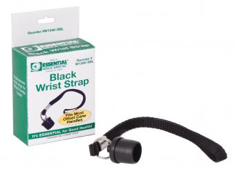 W1340-SBL Black Wrist Strap W1340-SBL Essential Black Wrist Strap for Offset Canes